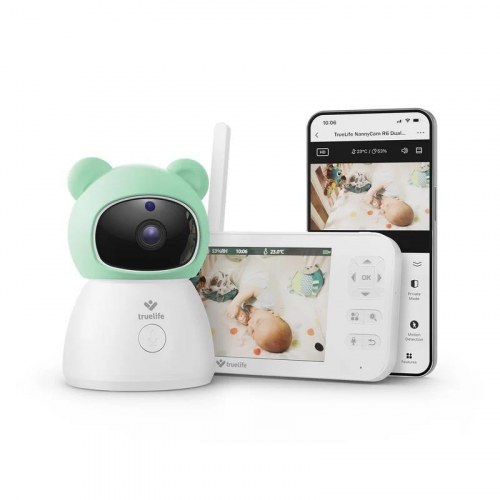 TrueLife NannyCam R6 Dual Smart - babyalarm med kamera og 5" LCD