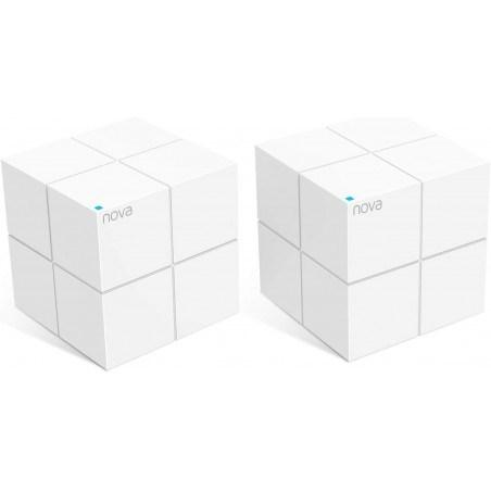 Tenda Nova MW6 mesh Wi‑Fi system - dual‑band AC1200, hvid (2‑pak)