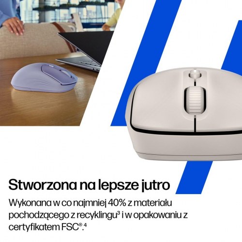 HP 400 Quiet trådløs mus - blå, 6000 DPI, Bluetooth/RF