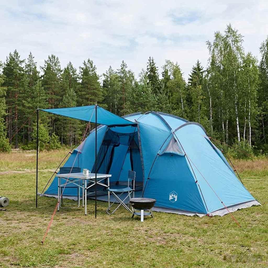 Tunneltelt Blå 520 x 260 x 175 cm 185T Polyester med PU Coating