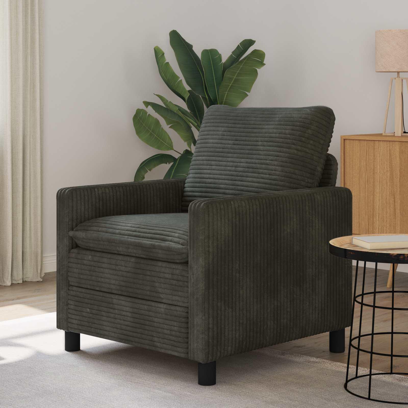 Sofa Antracit 76 x 81 x 87,5 cm Polyester