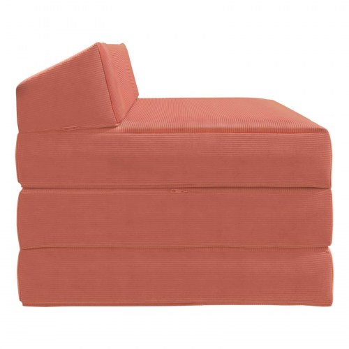 Samlebar Sofa Seng Rød orange 120 x 60 x 49 cm Stof