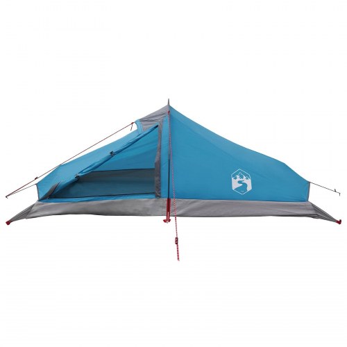 Backpacking Telt Blå 2-personers 185T Polyester med PU Coating