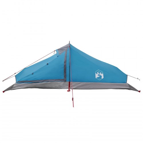 Backpacking Telt Blå 2-personers 185T Polyester med PU Coating