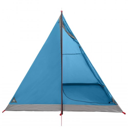 Backpacking Telt Blå 2-personers 185T Polyester med PU Coating