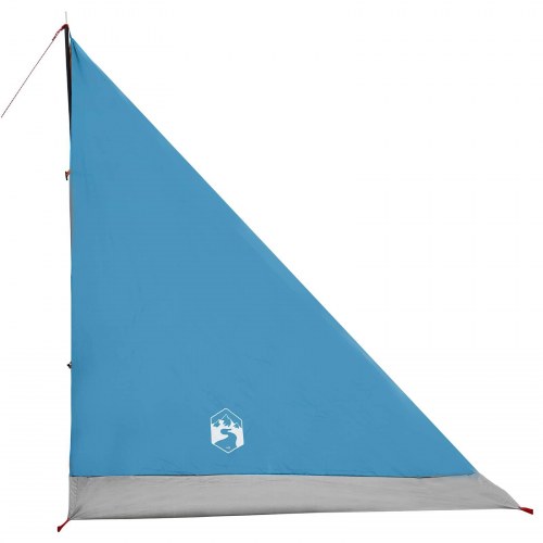 Backpacking Telt Blå 2-personers 185T Polyester med PU Coating