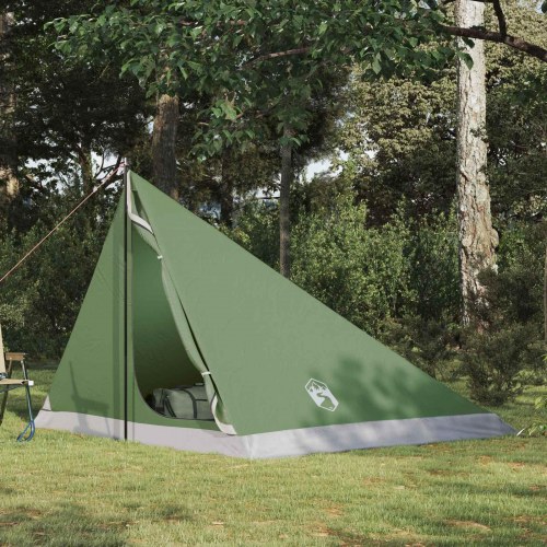 Backpacking Telt Grøn 4-personers 185T Polyester med PU Coating