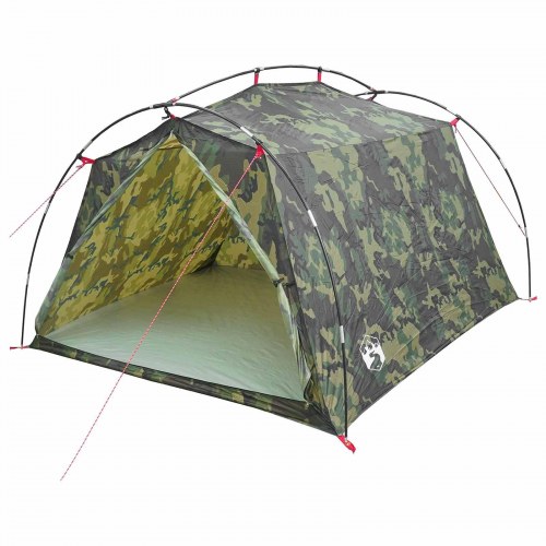 Tunneltelt Camouflage 2-personers 185T Polyester med PU Coating