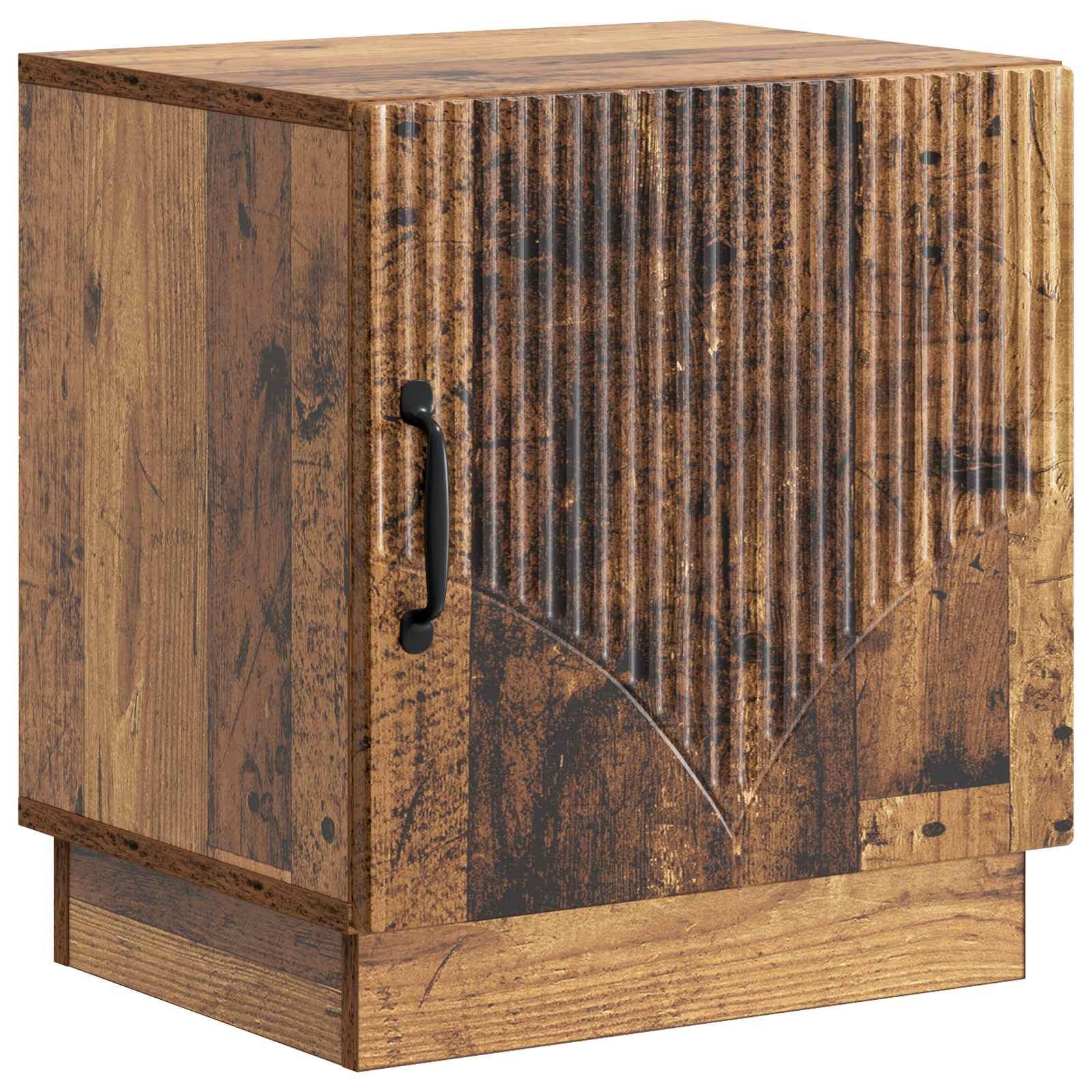 Sengebord Gammelt træ 43 x 34,5 x 47 cm Konstrueret træ
