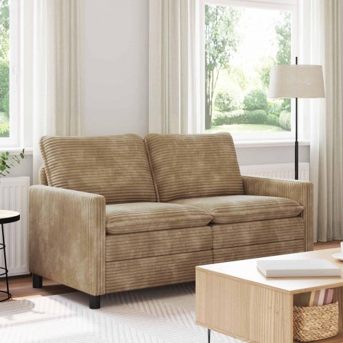 Sofa Gråbrun 156 x 81 x 87,5 cm Polyester