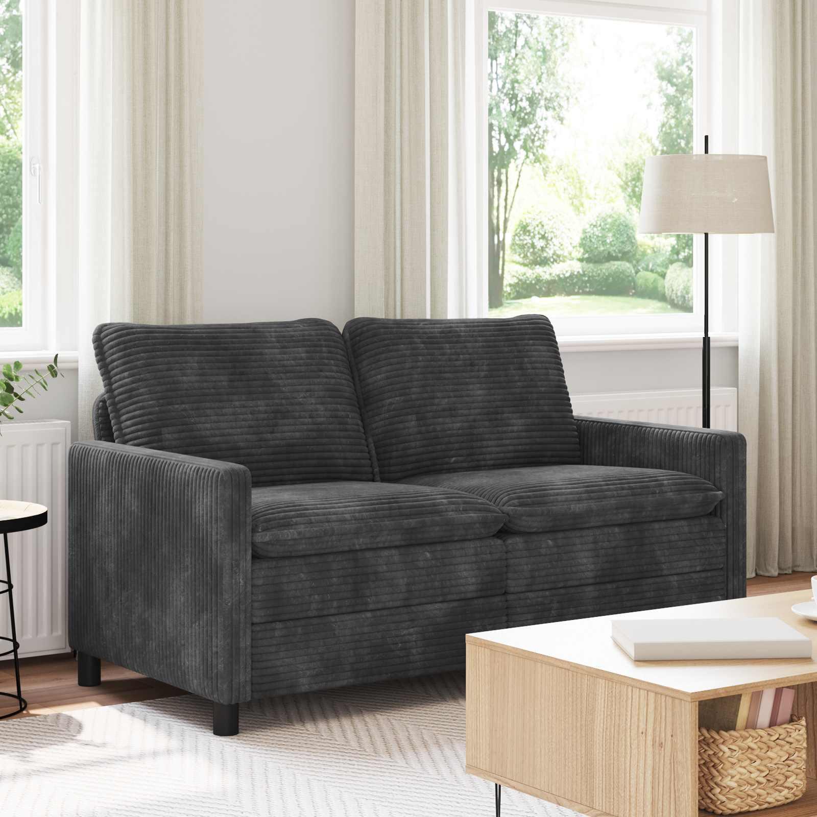 Sofa Mørkegrå 156 x 81 x 87,5 cm Polyester