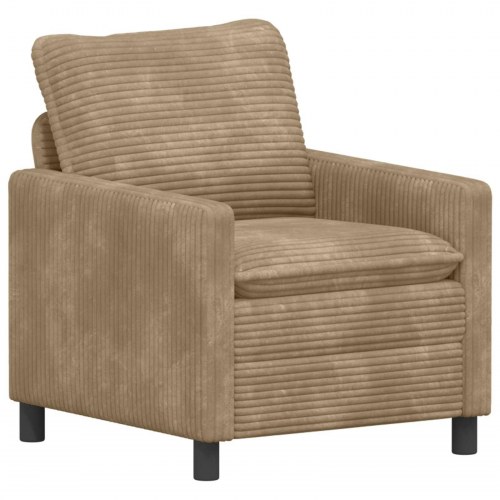 Sofa Sæt 2 stk Gråbrun Polyester