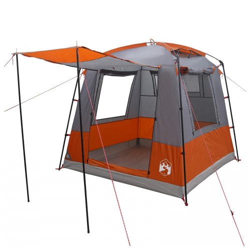 Party Tent Grå og orange 4-personers