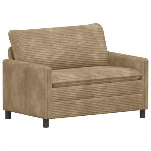 Sofa Gråbrun 126 x 81 x 87,5 cm Polyester