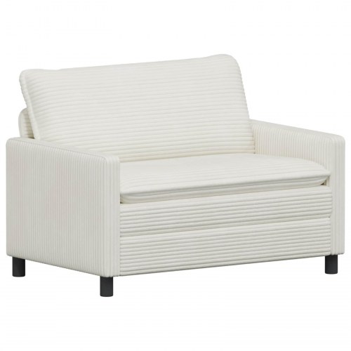 Sofa Cremefarvet 126 x 81 x 87,5 cm Polyester