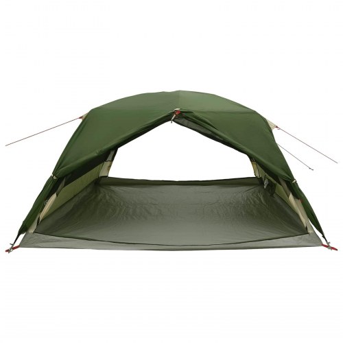 Backpacking Telt Grøn 4-personers 185T Polyester med PU Coating