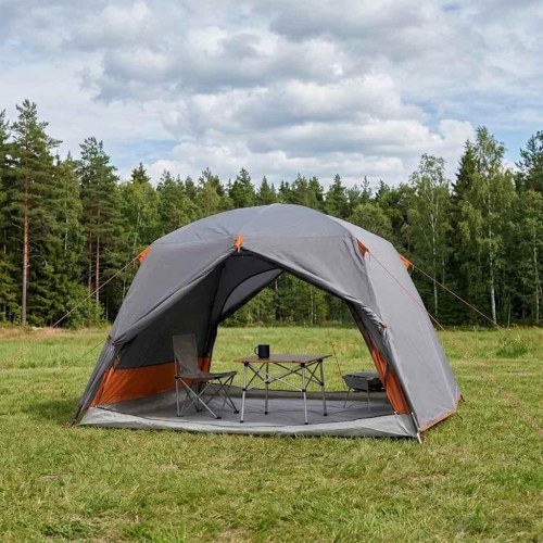 Backpacking Telt Grå og orange 2-personers