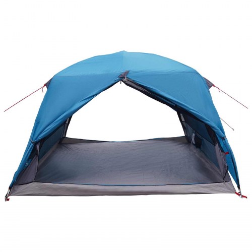 Backpacking Telt Blå 2-personers 185T Polyester med PU Coating