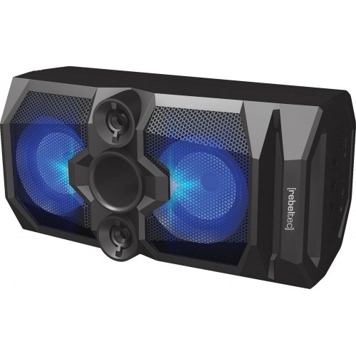 Rebeltec SoundBox 480 bærbar Bluetooth-stereohøjttaler - Sort, 50 W RMS