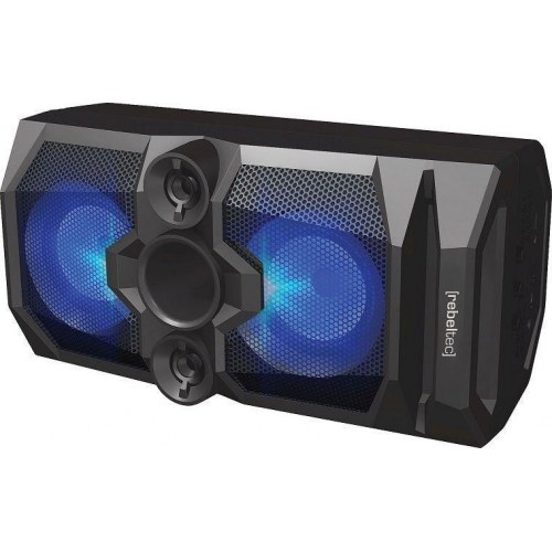 Rebeltec SoundBox 480 bærbar Bluetooth-stereohøjttaler - Sort, 50 W RMS