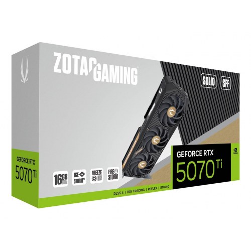 ZOTAC Gaming GeForce RTX 5070 Ti SOLID SFF 16 GB GDDR7 grafikkort