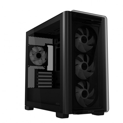 ASUS A23 Plus TG ARGB - Micro Tower kabinet, sort