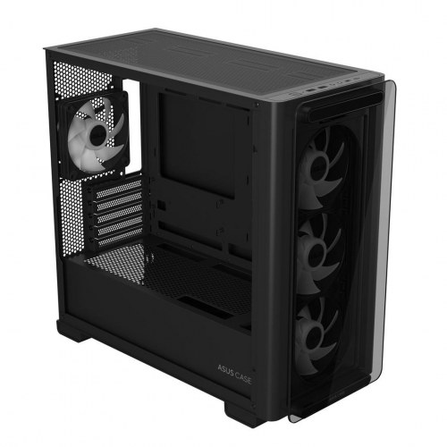ASUS A23 Plus TG ARGB - Micro Tower kabinet, sort