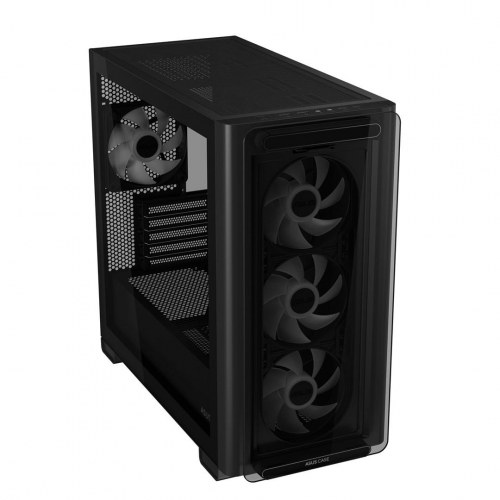 ASUS A23 Plus TG ARGB - Micro Tower kabinet, sort