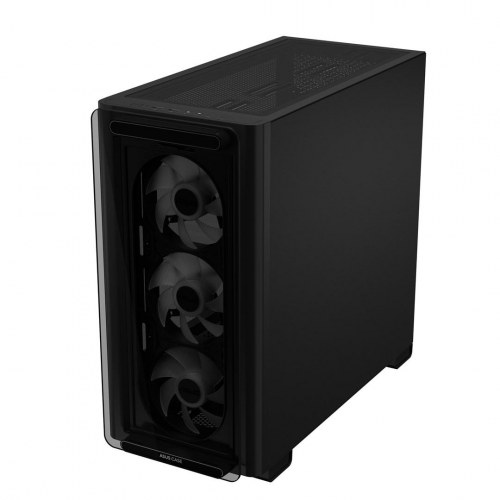 ASUS A23 Plus TG ARGB - Micro Tower kabinet, sort