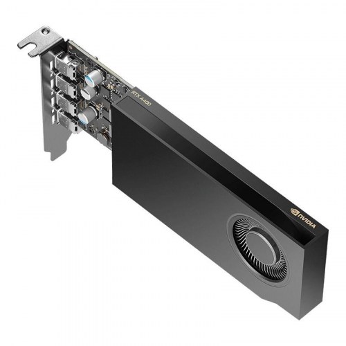 PNY NVIDIA A400 grafikkort - 4 GB GDDR6, 4x Mini DisplayPort