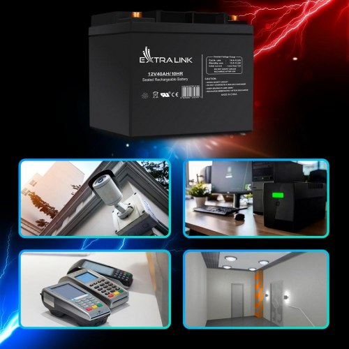 Extralink AGM-akkumulator 12 V 40 Ah - vedligeholdelsesfri