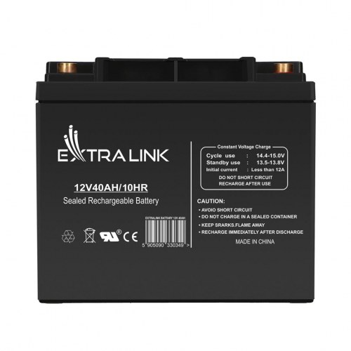 Extralink AGM-akkumulator 12 V 40 Ah - vedligeholdelsesfri