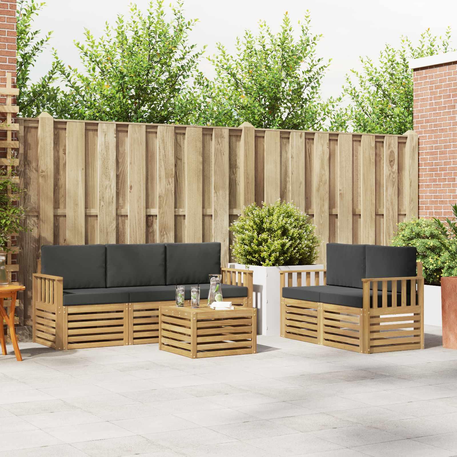 Sofasæt Massivt Akacietræ