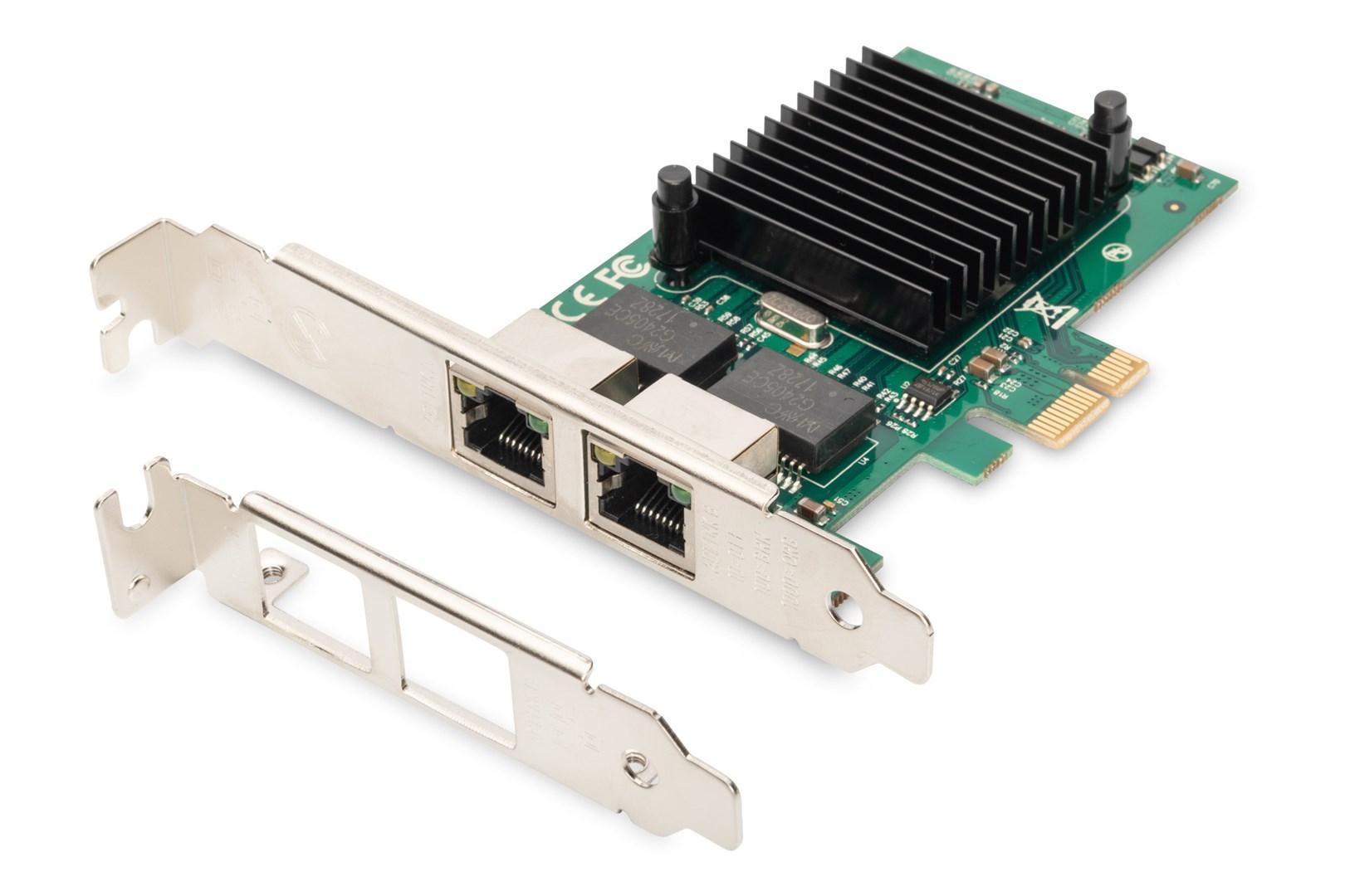 DIGITUS DN-10132 dual-port Gigabit netværkskort - PCIe til server