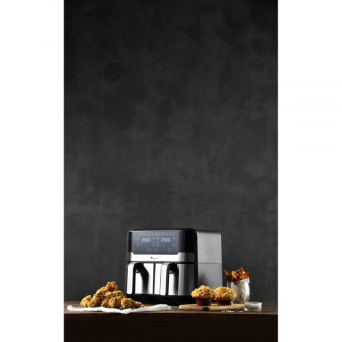 Masterpro Rocket Duo 900 airfryer - 9 l, 2.400 W, sort
