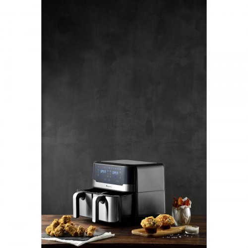 Masterpro Rocket Duo 900 airfryer - 9 l, 2.400 W, sort