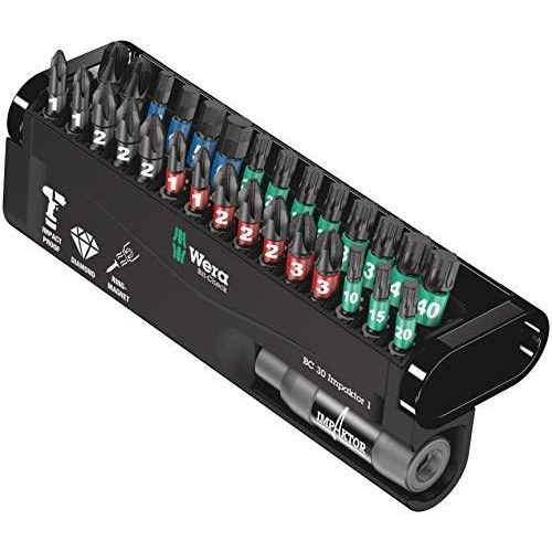 Wera BC 30 Impaktor 1 - bitssæt 1/4" med 30 dele