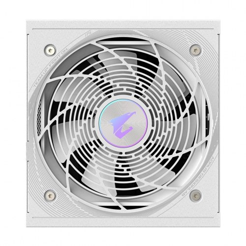 Gigabyte AORUS ELITE P1000W ICE strømforsyning - ATX 3.1, PCIe 5.0, 80 Plus Platinum, fuldt modulær, 120 mm blæser, EU-stik