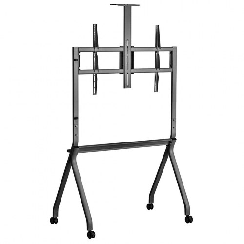 Maclean MC-114 B mobil TV-vogn med kamerahylde, 55-100", VESA op til 900×600, sort