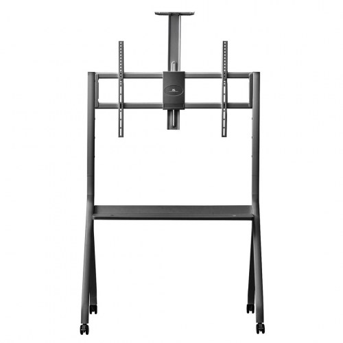Maclean MC-114 B mobil TV-vogn med kamerahylde, 55-100", VESA op til 900×600, sort