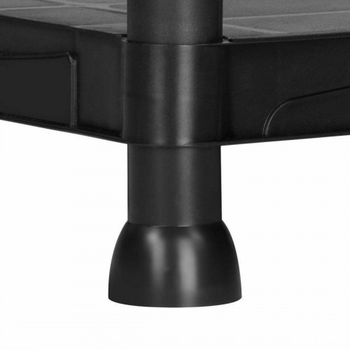 Marbueno reolsystem - hylde med 5 etager, plast, sort 61×31×171 cm (OUTLET A)