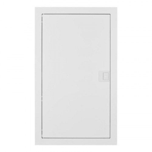 Plast-fordelingstavle 42 moduler, 3×14 M, N+PE, IP30, IK05 - metaldør, hvid (603×358×94 mm)