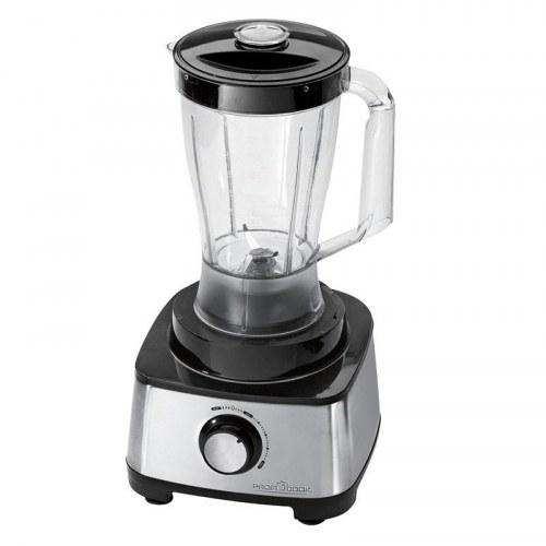 Clatronic ProfiCook PC-KM 1063 foodprocessor - 1,75 l, 1.200 W, sort/rustfrit stål