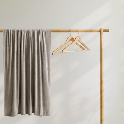 DecoKing MIC plaid - cappuccino, mikrofiber 150 × 200 cm