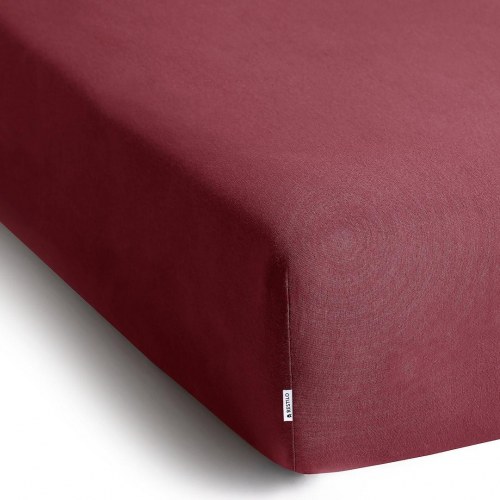 DecoKing Amber stræklagen i jersey 160-180x200 - lyserød