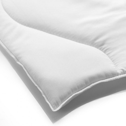 DecoKing Inez Light sommerdyne 155 × 220 cm - hvid, bølgequilt