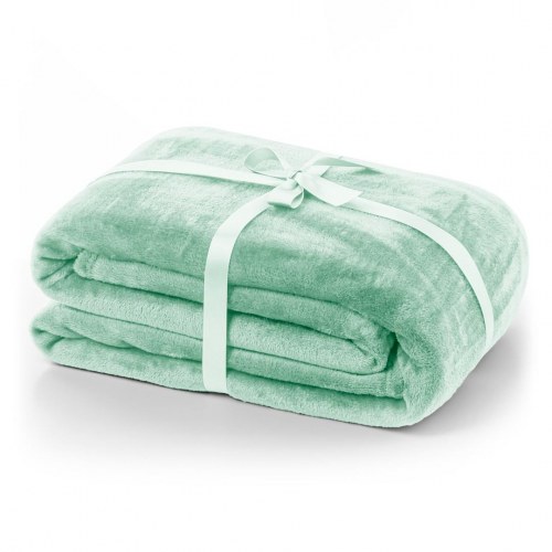 DecoKing MIC plaid - mintgrøn mikrofiber 160 x 210 cm
