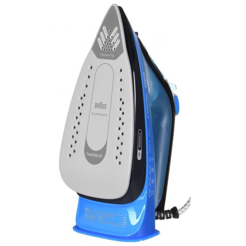 Braun FreeStyle 3 dampstrygejern FI3194BK - 2.400 W, blå/sort
