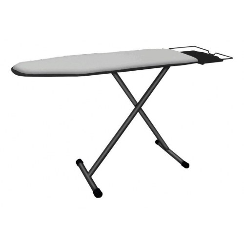 Braun IB 3001 BK strygebræt - 122 × 40 cm, grå/sort