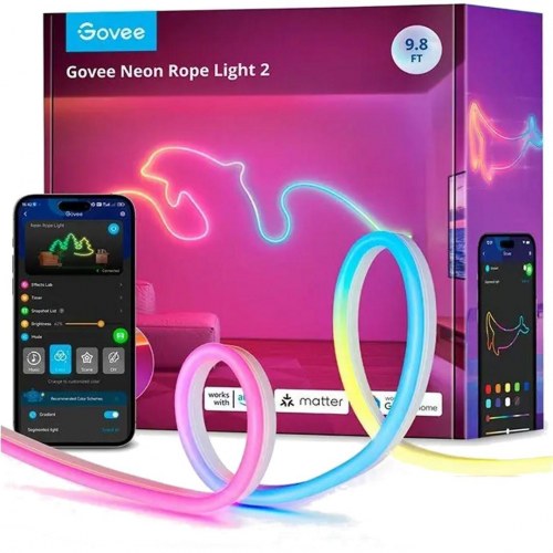 Govee Neon Rope Light 2 - smart LED lysbånd 3 m (H61D3301)